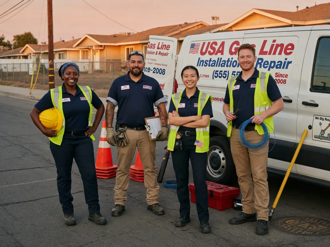 Gas Line Installation company in Houston, PA